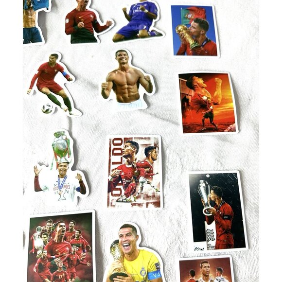 CR7 Cristiano Ronaldo 1 Pack 50 Decals Stickers Soccer Football FIFA World Cup - Picture 9 of 13